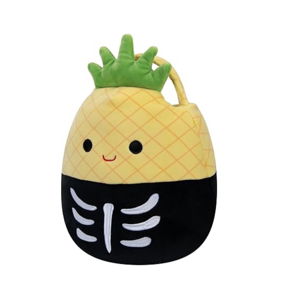 NWT Squishmallows Treat Pail Skeleton Pineapple Maui